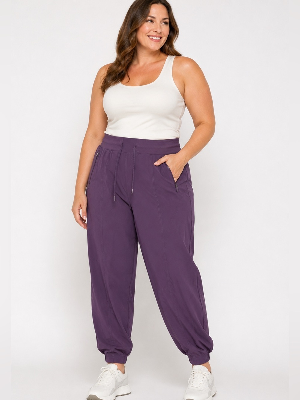 Lululemon License To Train High Rise Jogger Pant Purple Size 12